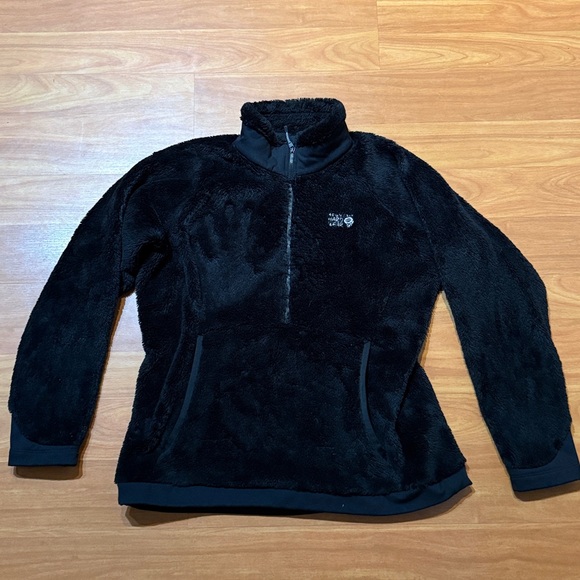 Mountain Hardwear Black Fleece Jacket - Picture 1 of 5